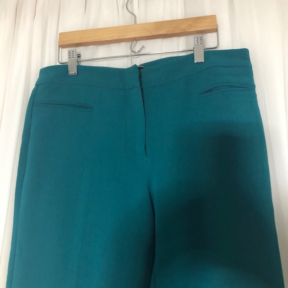 Le Chateau Teal Tapered Dress Pants - Picture 4 of 5